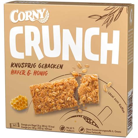 Corny Mueslirepen Crunch Haver And Honing 3x2st Duitse Voordeel Drogist