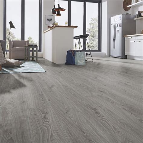 Kronotex Robusto Villa 12mm Timeless Grey Oak Laminate Flooring D3571