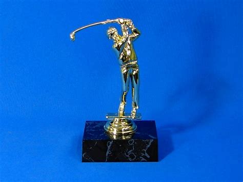 Golf Swinging Trophy Trophy Specialists And Engraving Ltd