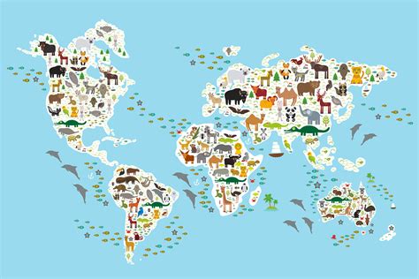 World Map Posters Kinds Styles And Interesting Designs