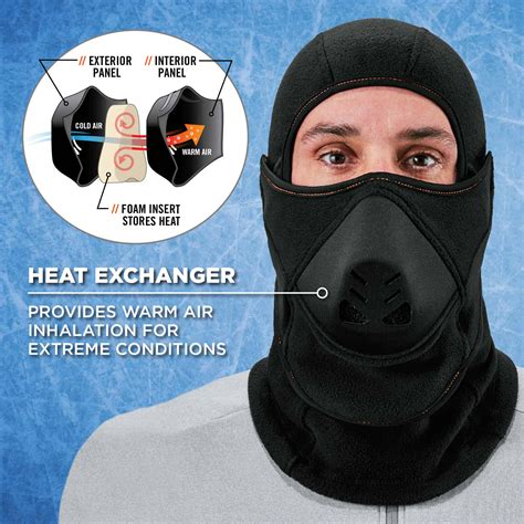Balaclava Cold Weather Mask Hard Hat Liner Ergodyne