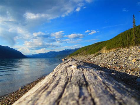 Muncho Lake In Northern British Columbia 4k Wallpaper