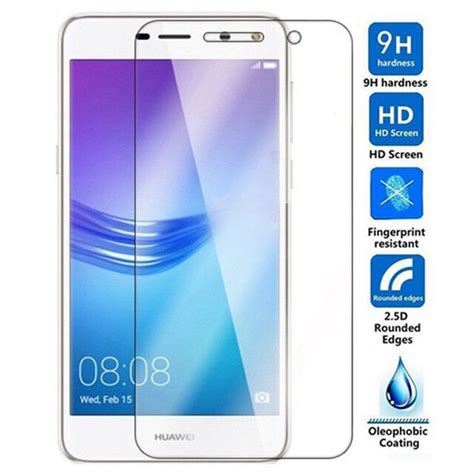 Vidrio Templado 2 5D para Huawei Y6 2017 película protectora de alta