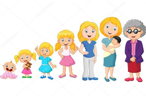 Generations Woman Stages Of Development Woman Infancy Childhood