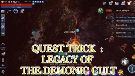 MIR4 QUEST LEGACY OF THE DEMONIC CULT - YouTube