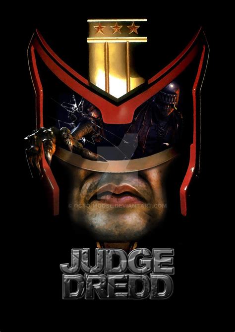 Judge Dredd Movie Poster By Octo Moose On Deviantart