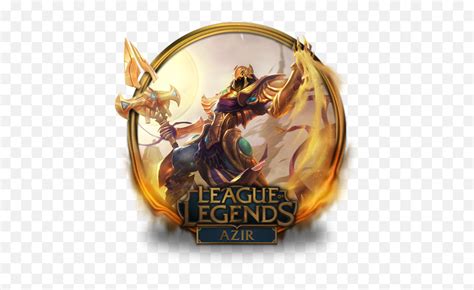 Azir Icon League Of Legends Gold Border Iconset Fazie69 Champs League