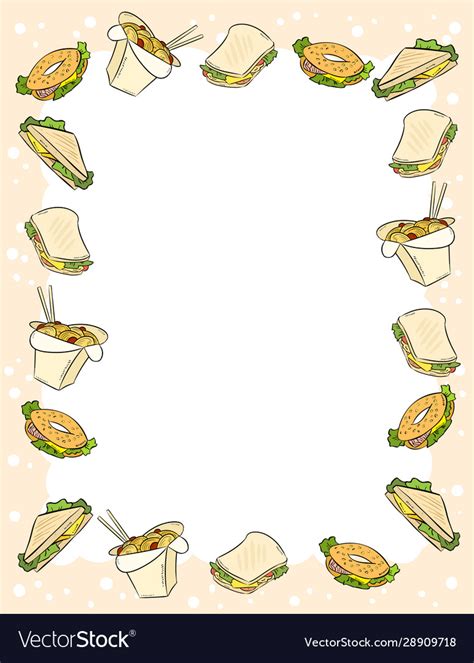 Free Printable Breakfast Clipart Border