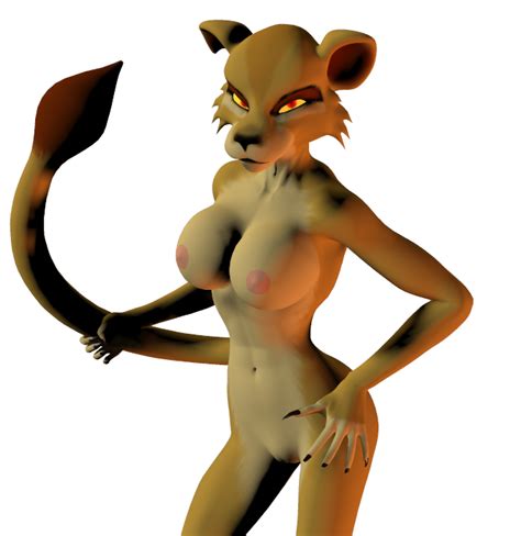 rule 34 3d anthro breasts disney feline female female only fur furry lion lioness nude solo