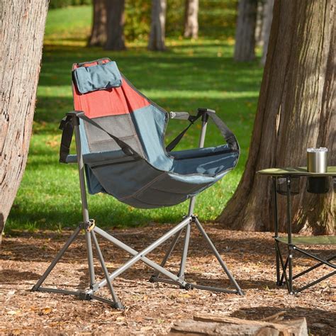 Camp And Go Polyester Navy Folding Camping Chair Carrying Straphandle Included In The Beach