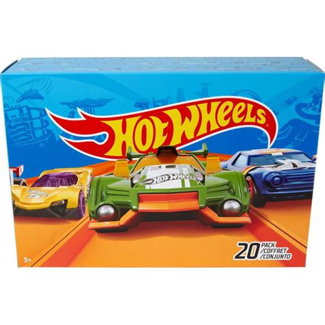 Hot Wheels Set Of 20 Toy Cars And Trucks In 164 Scale Collectible