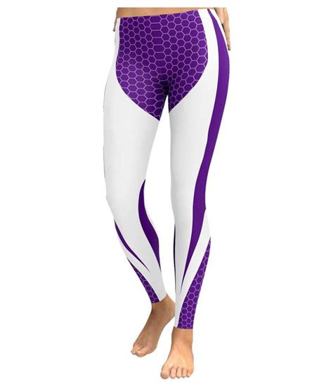 Mesh Pattern Print Leggings Fitness Women Sports Workout Elastic