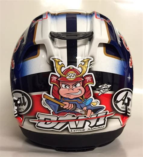 Dani pedrosa is a spanish racer who started riding motorbikes at the age of 4 before entering the spanish minibike championship at the age of 9 finishing second overall, pedrosa is also the youngest 250cc world champion. Racing Helmets Garage: Arai RX-7V D.Pedrosa Motegi 2015 by ...