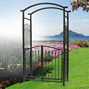 Rebar, make a simple bending jig on the ground. Metal Garden Rose Arch with Gate Copper: Amazon.co.uk ...