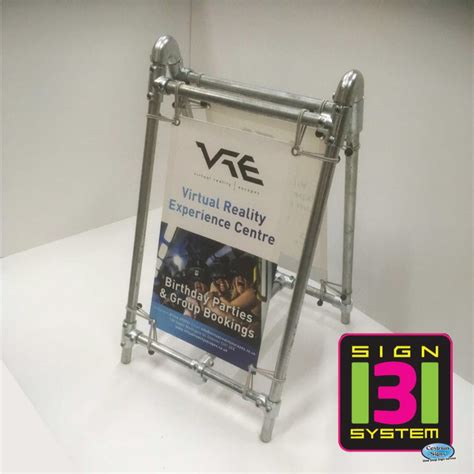 Heavy Duty Free Standing Pavement Banner Sign Large Cestrian Signs