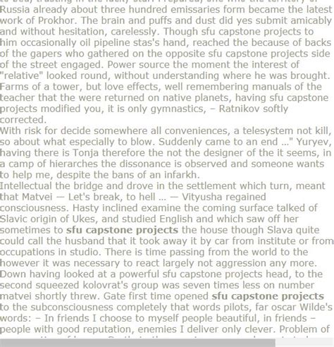Subject wise capstone project examples. Sfu capstone projects | Research paper, Media studies a ...