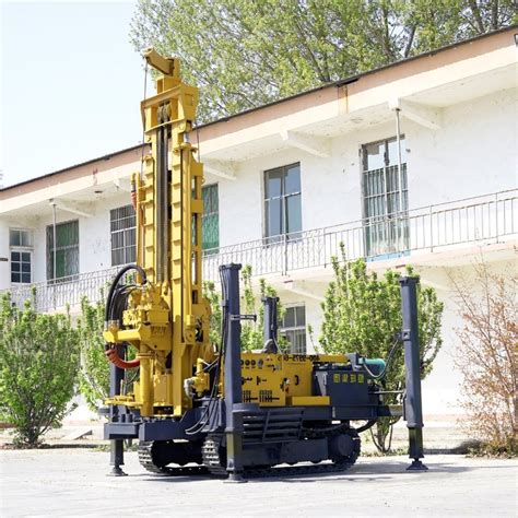 M Depth Crawler Pneumatic Bore Hole Water Well Drill Rig Drilling Machine China Tube Well