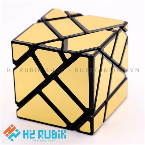 Ghost Cube 3x3 Bạc Vàng H2 Rubik Shop