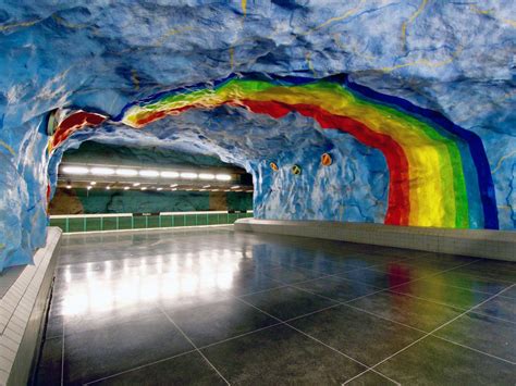 Inside The Stockholm Metro The Longest Art Gallery In The World