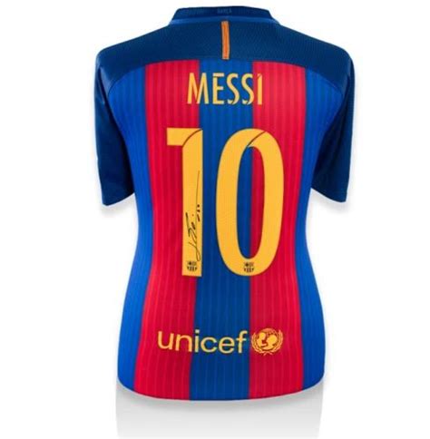 Lionel Leo Messi Signed Barcelona Authentic Soccer