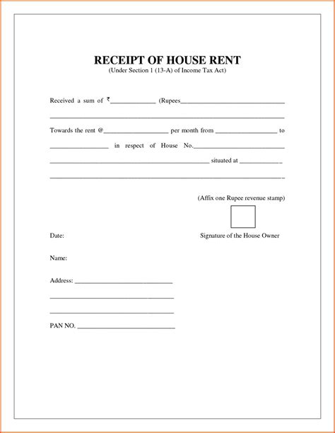 Rent Receipts Flyapo