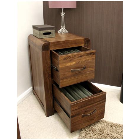 Hampshire Solid Walnut Filing Cabinets