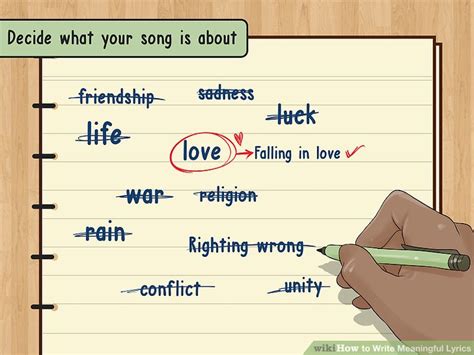 Sometimes the song chorus will have slightly different lyrics each time it repeats, but more often than not the lryics remain the same. How to Write Meaningful Lyrics (with Pictures) - wikiHow