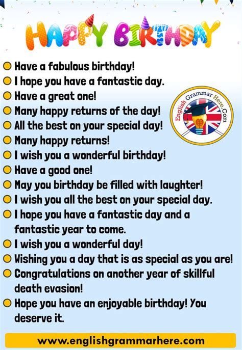 How To Say Happy Birthday In Different Ways Happy Birthday Messages
