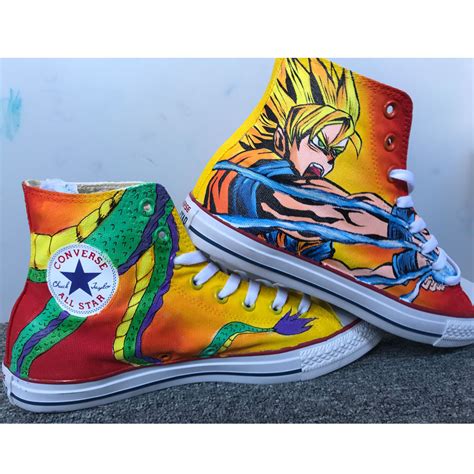 We offer wide range collections of shoes from famous anime main & villain characters like: Dragon Ball Z Anime Shoes Sneakers Women's Men's Kid's Hi Tops