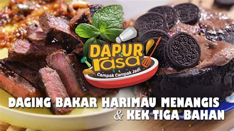 Sesuai untuk buat family gathering, birthday party, picnic dan macam2. Daging Bakar Harimau Menangis & Kek Tiga Bahan | CCJ EP 6 ...