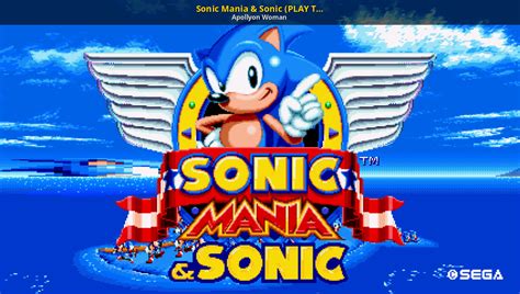 Sonic Mania And Sonic Play The Full Version Sonic Mania Works In