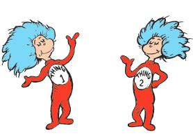 Printable cat in the hat coloring sheet. Dr Seuss Coloring Pages Thing 1 And Thing 2 | Clipart ...