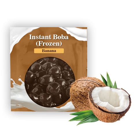 Instant Boba Frozen Coconut Milk