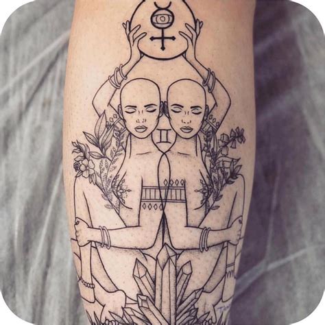 This placement, as shown above, is perfect for a finger tattoo. 220+ Gemini Tattoo Designs (2021) Horoscope, Zodiac ...