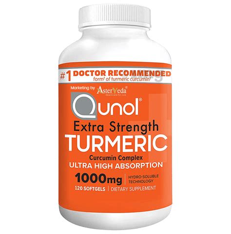 Qunol Extra Strength Turmeric Curcumin Complex Mg Softgel Buy