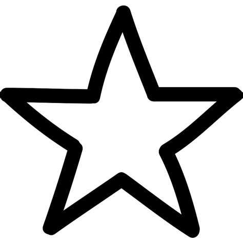 Star Hand Drawn Symbol Outline Vector Svg Icon Svg Repo