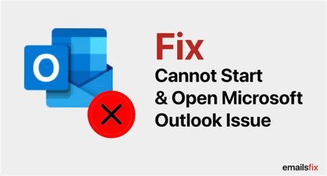Fix Cannot Start Microsoft Outlook