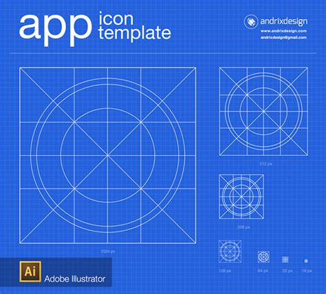 No need to upload or download. App icon template on Behance