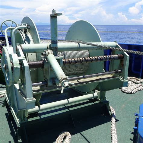 Fishing Ship Winch Skiff Rope Control Winch Marine Hydrotec Coltd