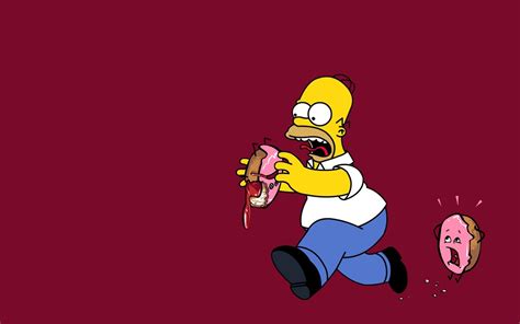 Download Homer Simpson Donuts The Simpsons Wallpaper Art Hd By