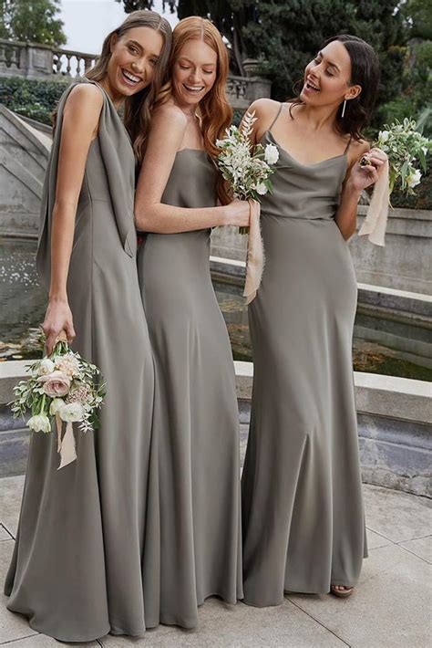 Grey Bridesmaid Dresses 12 Stylish Outfit For Girls