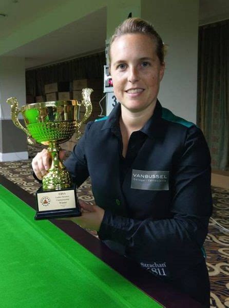 Wendy Jans European Ladies Champion 2018 European Billiards And Snooker