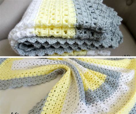 Free Pattern Superbly Simple Baby Blanket For Mindless Crocheting In