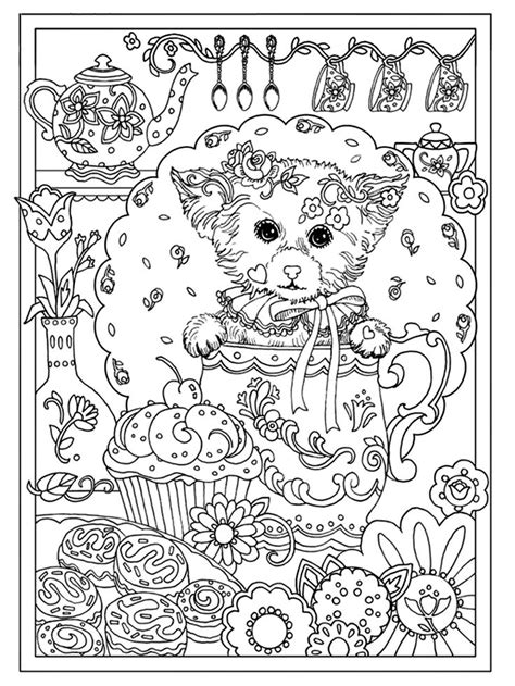 Marjorie Sarnat Dazzling Dogs Puppy Coloring Pages Dog Coloring