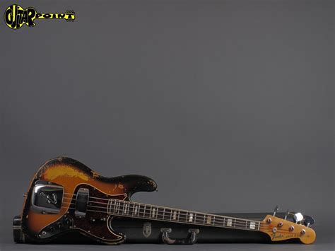 Fender Jazz Bass 1968 3 Tone Sunburst Bass For Sale Guitarpoint