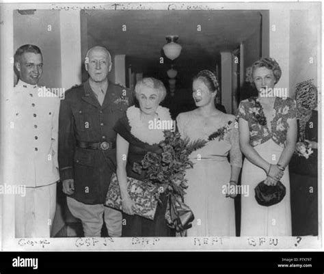 English George Smith Patton With Wife And 3 Children George S Patton