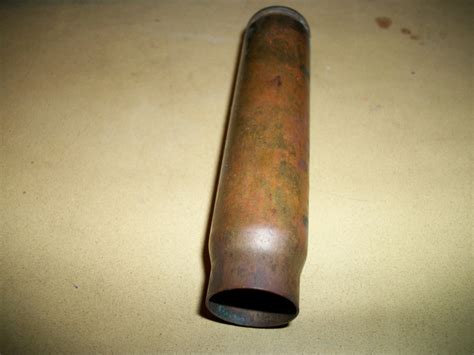 Free Wwii Trench Art Old Vintage 1945 20mm M21a1 Brass Empty Shell