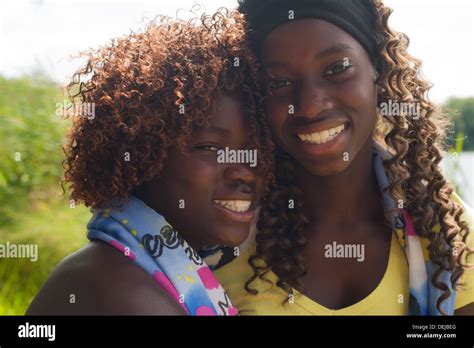 Happy African Children Having A Nice Dat At The Park Stock Photo Alamy