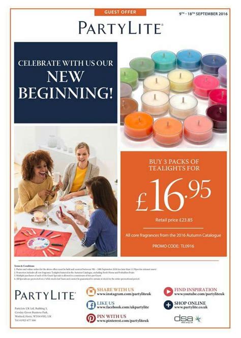 Partylite Special Offers Partylite Consultant Business Us Shop