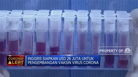 Inggris Kucurkan Dana USD 26 Juta Kembangkan Vaksin Virus Corona YouTube